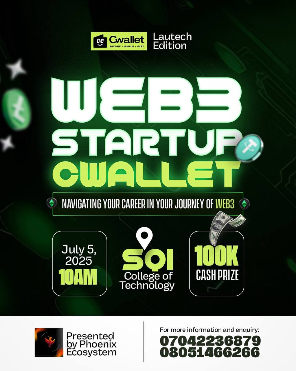 Web3 Startup with CwalletOfficial banner